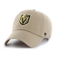 Casquette ajustable '47 Vegas Golden Knights Logo Clean Up kaki pour homme