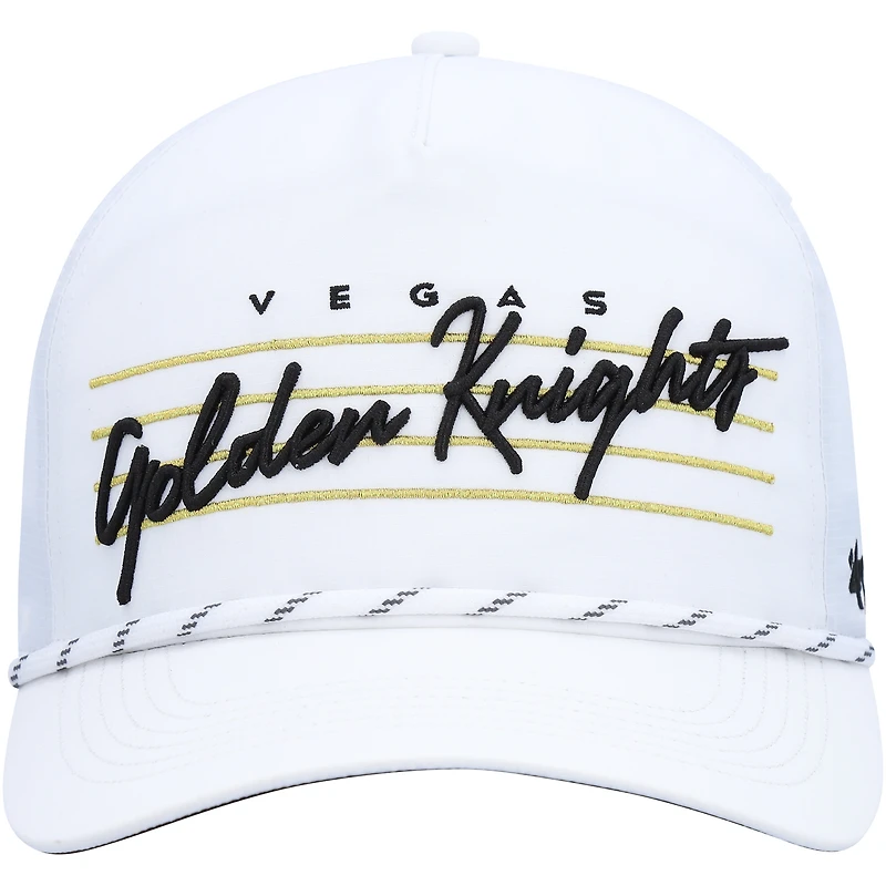 Casquette Snapback Downburst Hitch Vegas Golden Knights '47 blanche pour homme