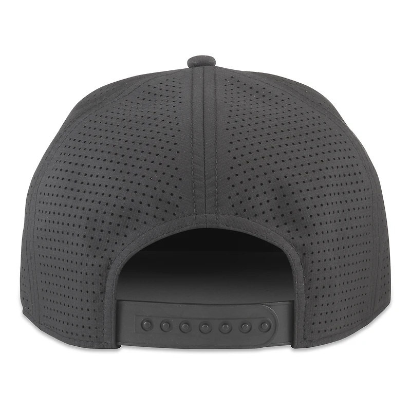 Men's American Needle  Black Vegas Golden Knights Buxton Pro Tech Adjustable Hat
