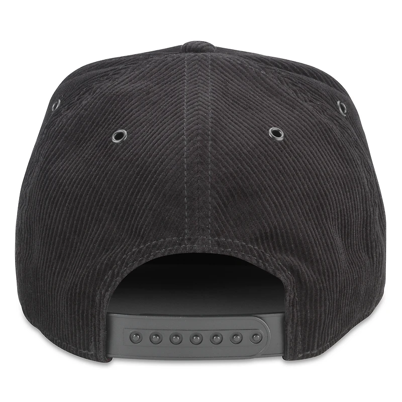 Men's American Needle Black Vegas Golden Knights Corduroy Chain Stitch Adjustable Hat