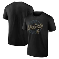 Men's  Black Vegas Golden Knights Color Block Puck T-Shirt