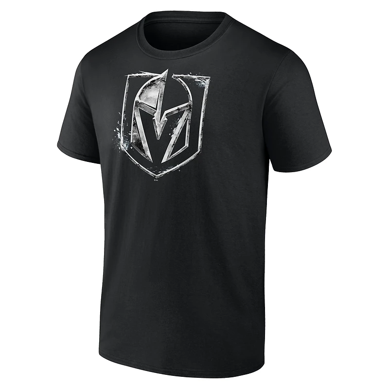 T-shirt noir pour homme Vegas Golden Knights Iced Out