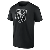 T-shirt noir pour homme Vegas Golden Knights Iced Out
