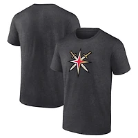 T-shirt anthracite pour homme avec logo Vegas Golden Knights sur l'épaule