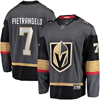 Men's Fanatics Alex Pietrangelo Black Vegas Golden Knights Breakaway Player Jersey