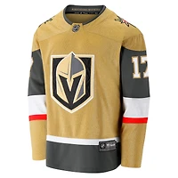 Fanatics pour hommes Ben Hutton Gold Vegas Golden Knights Home Premier Breakaway Player Maillot
