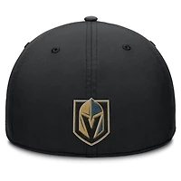 Casquette Fanatics noire/anthracite pour homme Vegas Golden Knights Authentic Pro Rink Team Code Flex