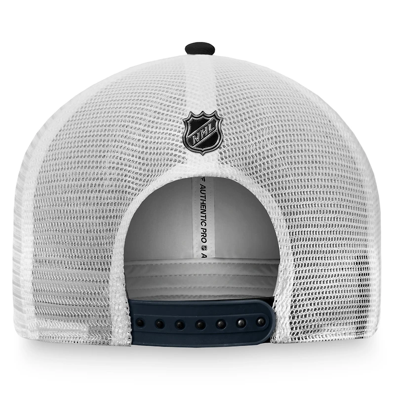 Casquette ajustable Fanatics Black Vegas Golden Knights 2022 NHL Draft - Authentic Pro Rink Trucker