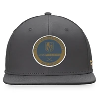 Men's Fanatics Black Vegas Golden Knights 2022 Training Camp - Authentic Pro Snapback Hat
