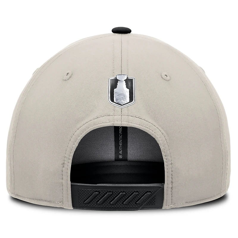 Men's Fanatics Black Vegas Golden Knights 2025 Pacific Division Champions Locker Room Adjustable Hat