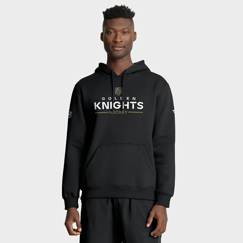 Men's Fanatics Black Vegas Golden Knights Authentic Pro Primary Hoodie