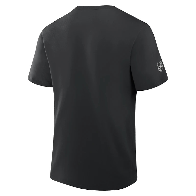 Men's Fanatics Black Vegas Golden Knights Authentic Pro Primary T-Shirt