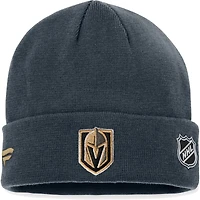 Men's Fanatics Black Vegas Golden Knights Authentic Pro Rink Cuffed Knit Hat