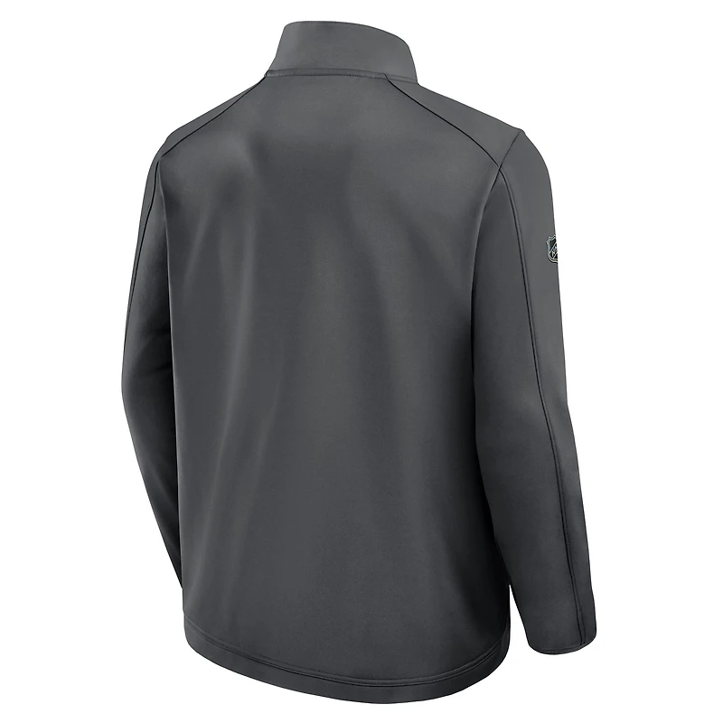 Veste zippée intégrale Fanatics Black Vegas Golden Knights Authentic Pro Rink pour homme