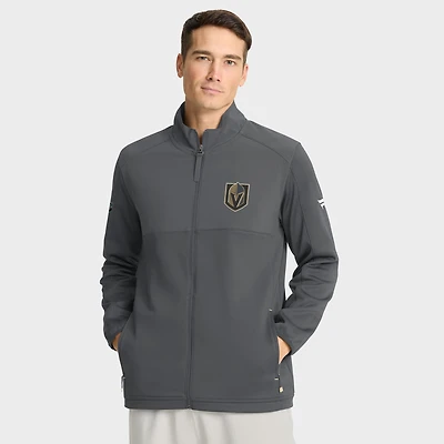 Men's Fanatics Black Vegas Golden Knights Authentic Pro Rink Full-Zip Jacket