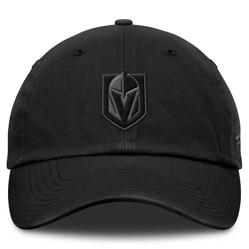 Casquette ajustable pour homme Fanatics Black Vegas Golden Knights Authentic Pro Road