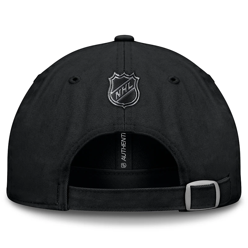 Men's Fanatics Black Vegas Golden Knights Authentic Pro Road Adjustable Hat