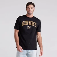 T-shirt Pima surélevé pour hommes Fanatics Black Vegas Golden Knights