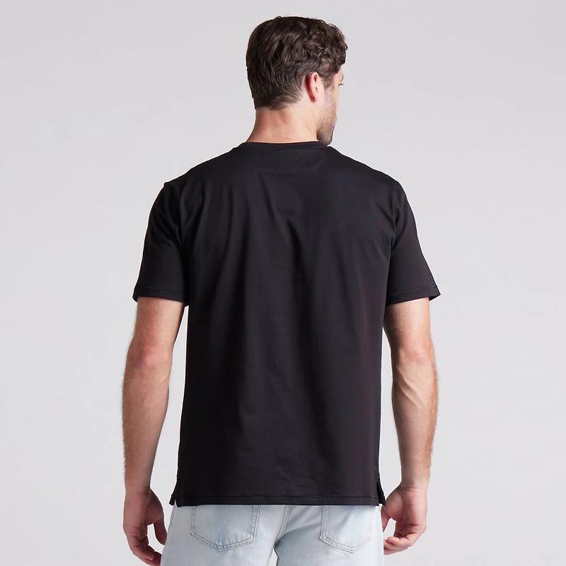Men's Fanatics Black Vegas Golden Knights Elevated Pima T-Shirt