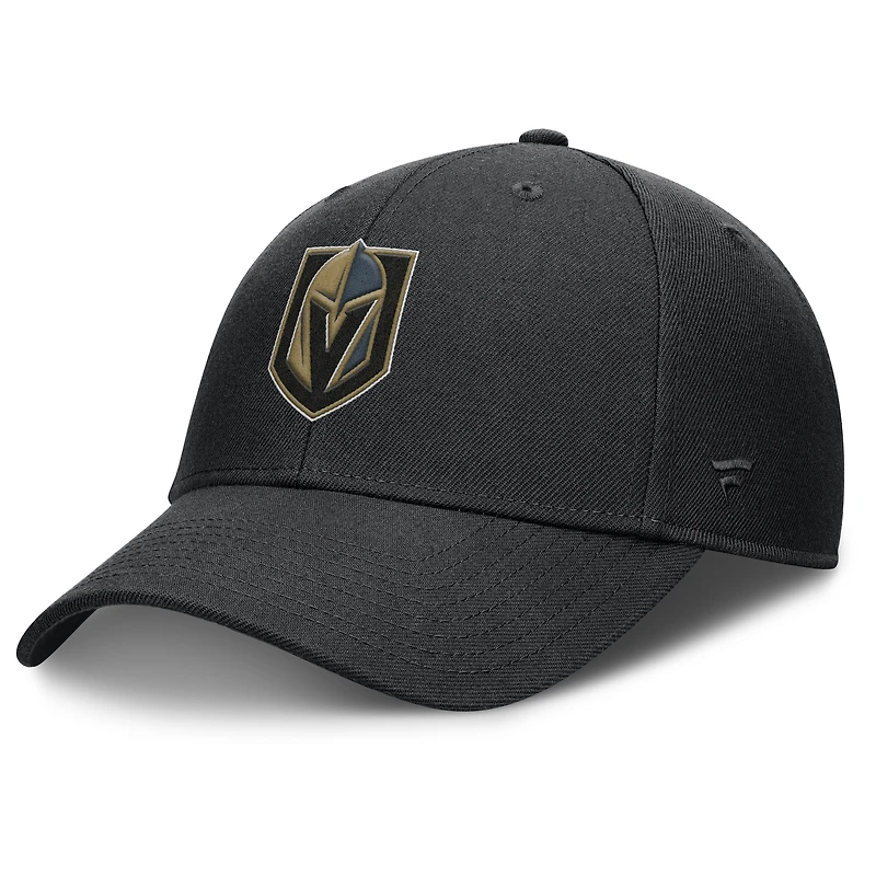 Men's Fanatics Black Vegas Golden Knights Force Adjustable Hat