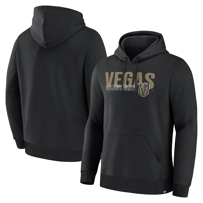 Men's Fanatics Black Vegas Golden Knights Net Minder Legacy Hoodie