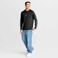 T-shirt à capuche manches longues Fanatics Black Vegas Golden Knights pour hommes