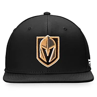 Men's Fanatics Black Vegas Golden Knights Primary Logo Snapback Hat