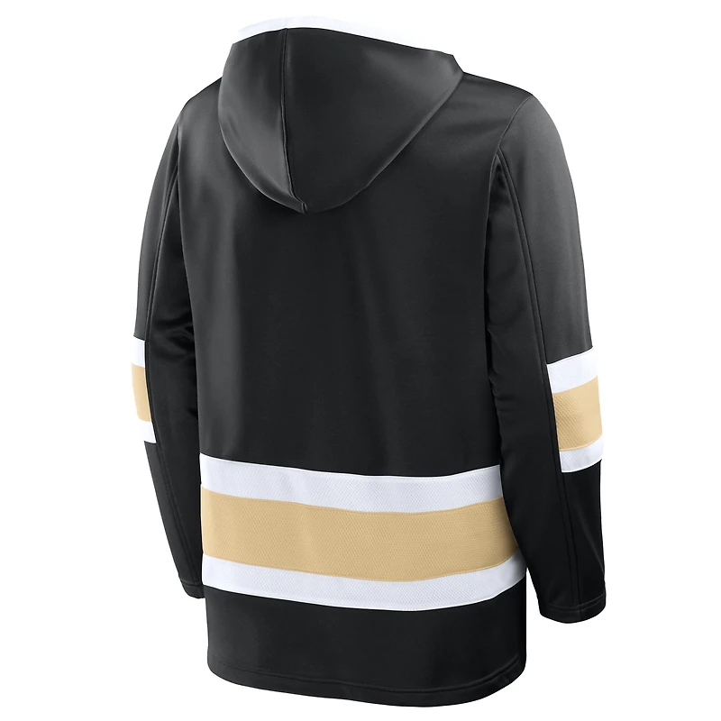 Sweat à capuche polaire Fanatics Black Vegas Golden Knights Prime Time pour homme