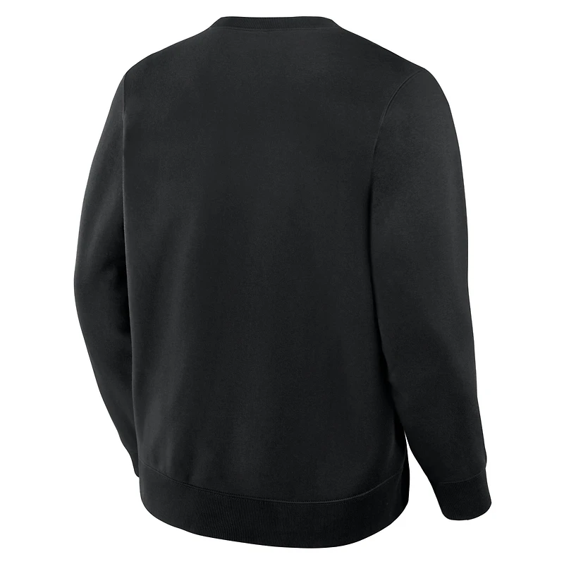 Men's Fanatics Black Vegas Golden Knights  Stickler Sweatshirt