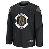 Maillot d'entraînement de l'équipe Vegas Golden Knights Fanatics pour hommes noir