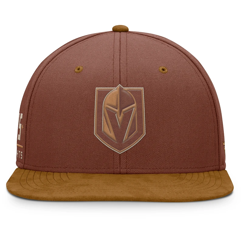 Casquette snapback marron Vegas Golden Knights Fall Leaves Acreage pour homme