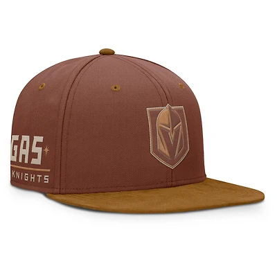 Casquette snapback marron Vegas Golden Knights Fall Leaves Acreage pour homme