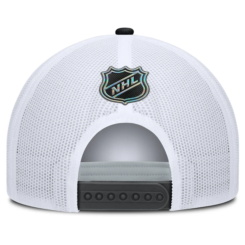 Men's Fanatics Charcoal/White Vegas Golden Knights Authentic Pro Rink A-Frame Adjustable Hat