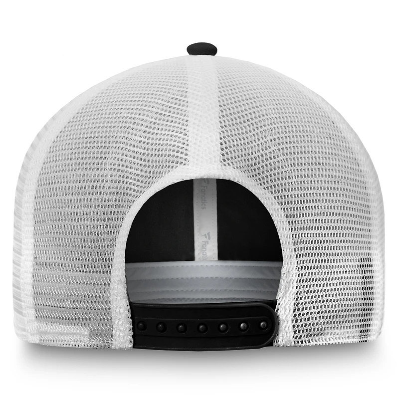 Casquette ajustable Fanatics pour homme, anthracite/blanc, avec logo principal des Vegas Golden Knights