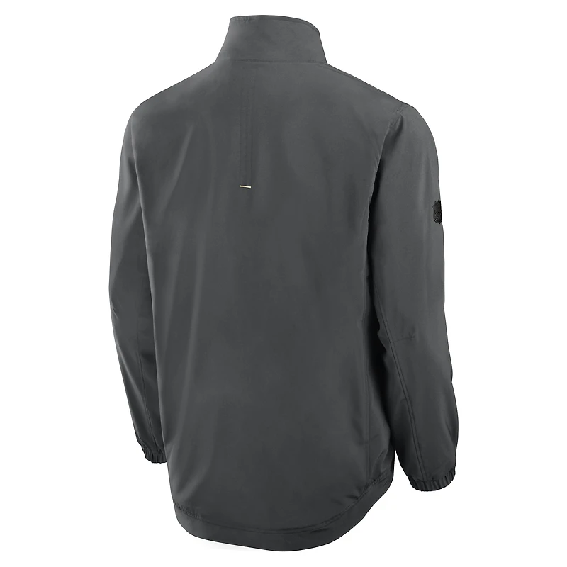 Men's Fanatics  Charcoal Vegas Golden Knights Authentic Pro Rink Coaches Full-Zip Jacket