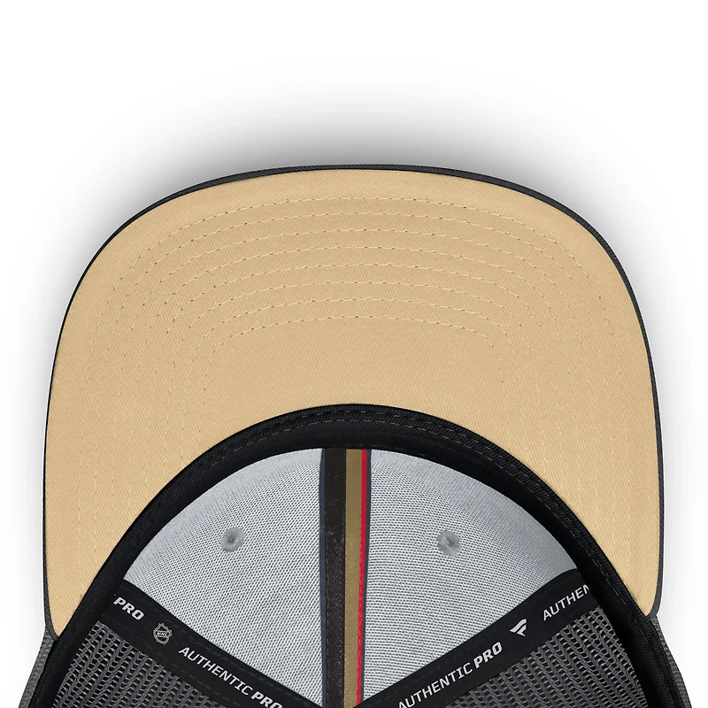 Men's Fanatics Charcoal Vegas Golden Knights Authentic Pro Home Ice Trucker Adjustable Hat