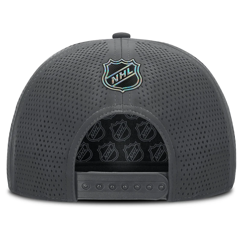 Men's Fanatics Charcoal Vegas Golden Knights Authentic Pro Rink Adjustable Hat