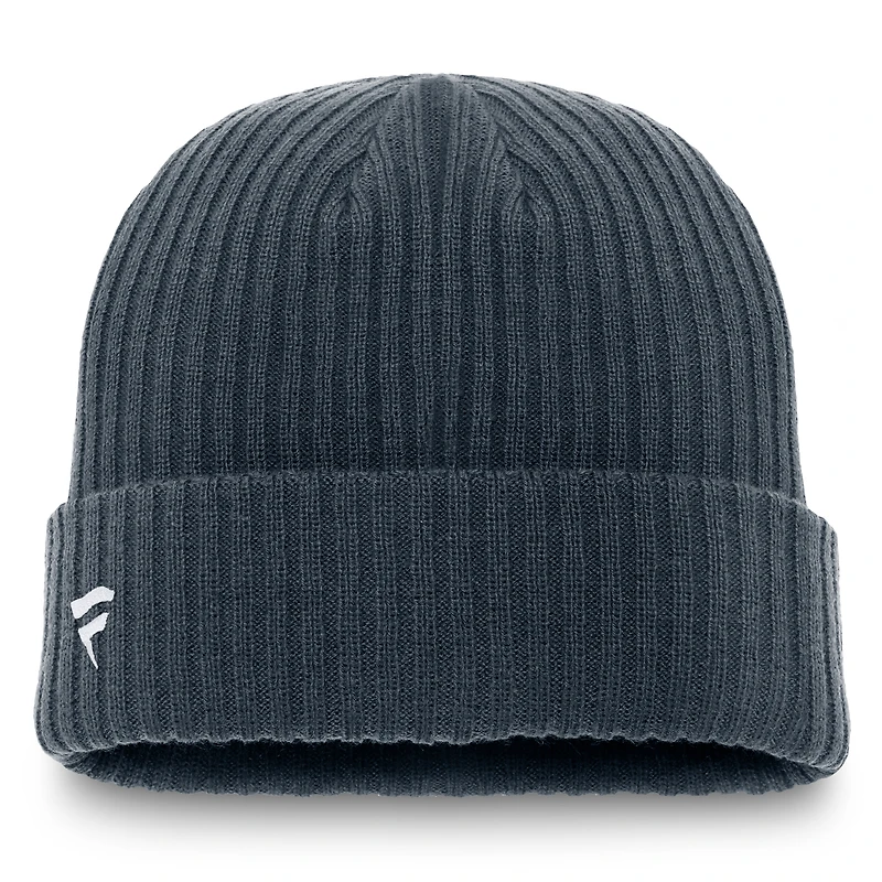 Men's Fanatics Charcoal Vegas Golden Knights Core Primary Logo Cuffed Knit Hat