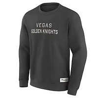 Sweat-shirt à capuche pour homme Fanatics Charcoal Vegas Golden Knights Elements Future Ground Lettering