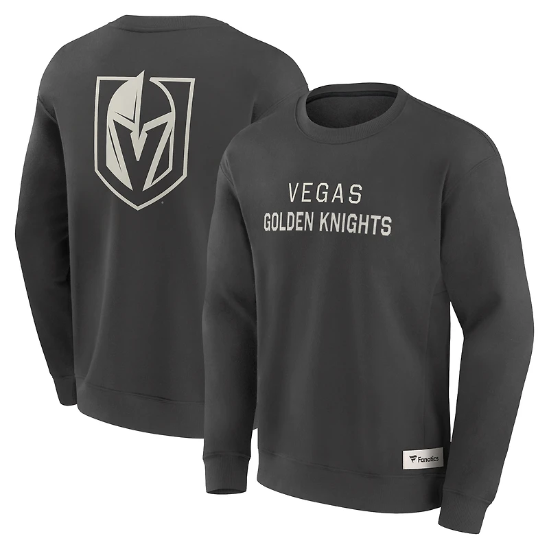 Sweat-shirt à capuche pour homme Fanatics Charcoal Vegas Golden Knights Elements Future Ground Lettering