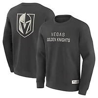 Sweat-shirt à capuche pour homme Fanatics Charcoal Vegas Golden Knights Elements Future Ground Lettering