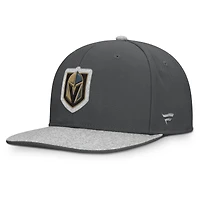 Men's Fanatics Charcoal Vegas Golden Knights Fundamentals Loden Snapback Hat