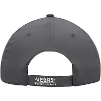 Casquette réglable Fanatics Charcoal Vegas Golden Knights Logo Core pour hommes
