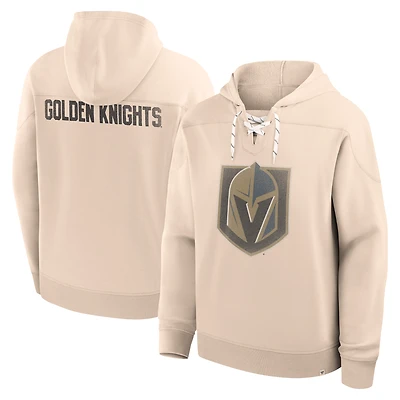 Men's Fanatics Cream Vegas Golden Knights Vintage Hoodie