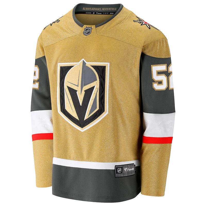 Men's Fanatics Dylan Coghlan Gold Vegas Golden Knights Home Breakaway Jersey