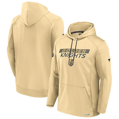 Sweat à capuche en polaire authentique Pro Alternate Vegas Golden Knights Fanatics Gold pour hommes
