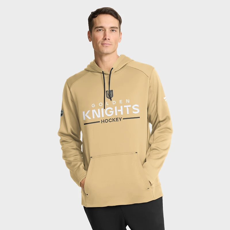 Men's Fanatics Gray Vegas Golden Knights Authentic Pro Rink Hoodie