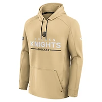 Sweat à capuche authentique Pro Rink des Golden Knights de Vegas pour hommes Fanatics Gold