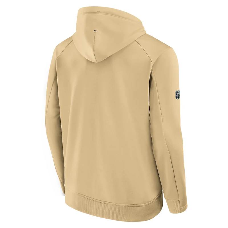 Sweat à capuche authentique Pro Rink des Vegas Golden Knights pour homme Fanatics Grey