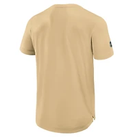 Men's Fanatics Gold Vegas Golden Knights Authentic Pro Rink Tech T-Shirt